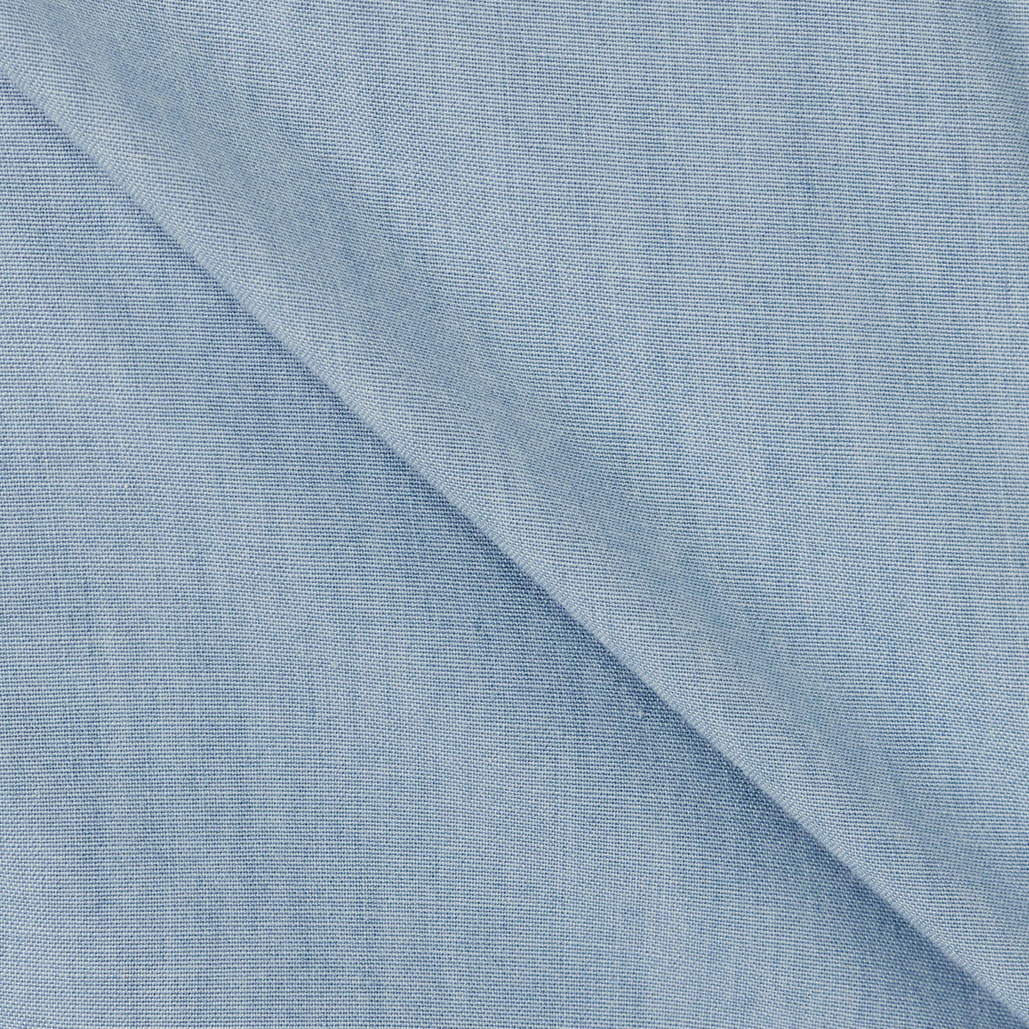 nanamica Regular Collar Chambray Shirt Light Indigo