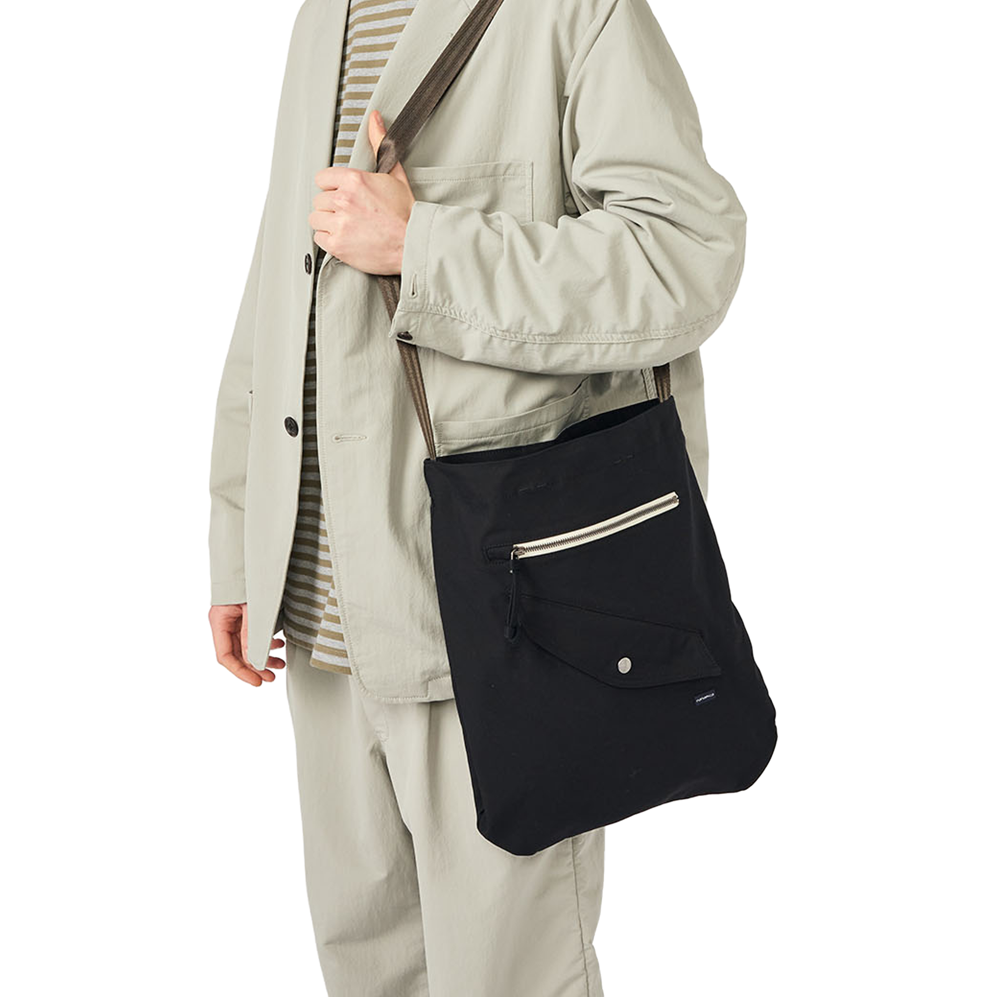 nanamica Shoulder Bag Black