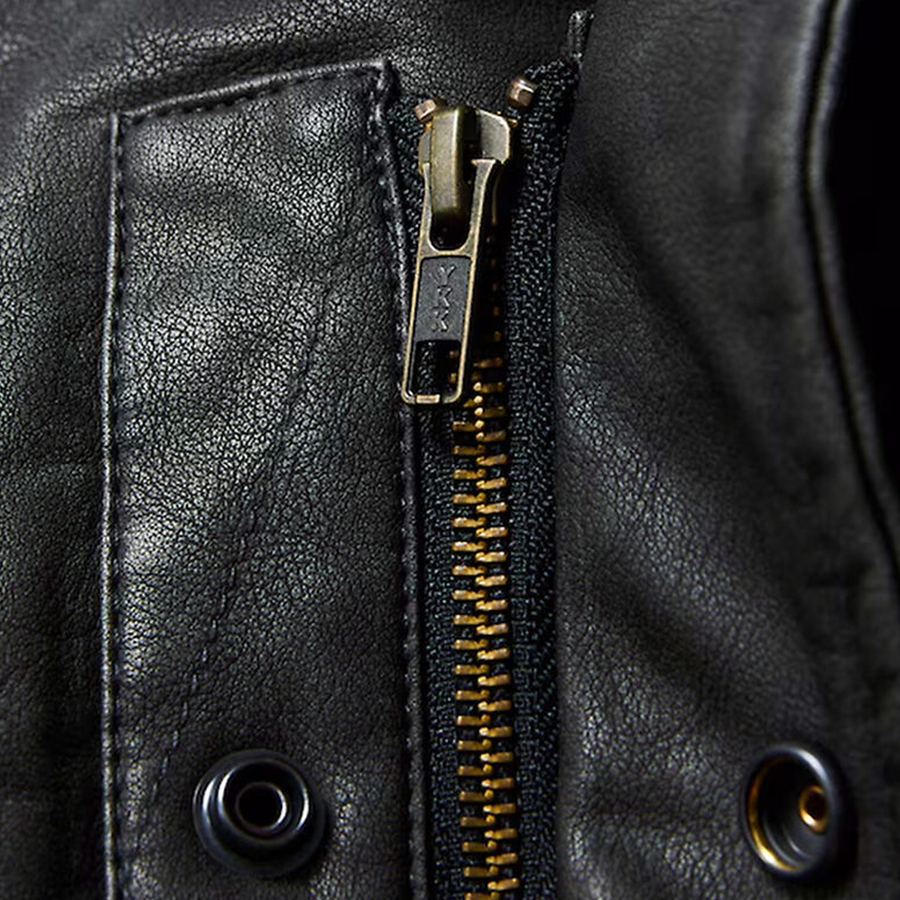 Nautica Japan Faded Fake Leather Blouzon Black