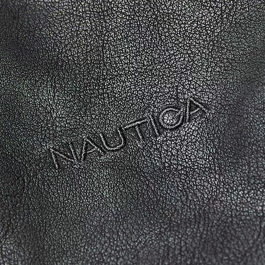 Nautica Japan Faded Faux Leather Blouson Black