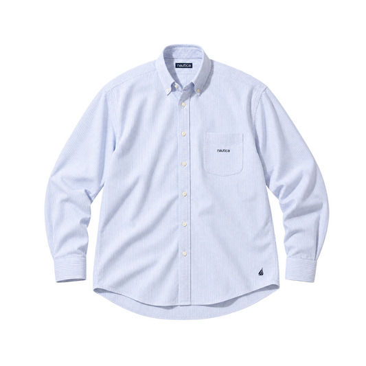 Nautica Japan Oxford B.D Shirts Vin Stripe