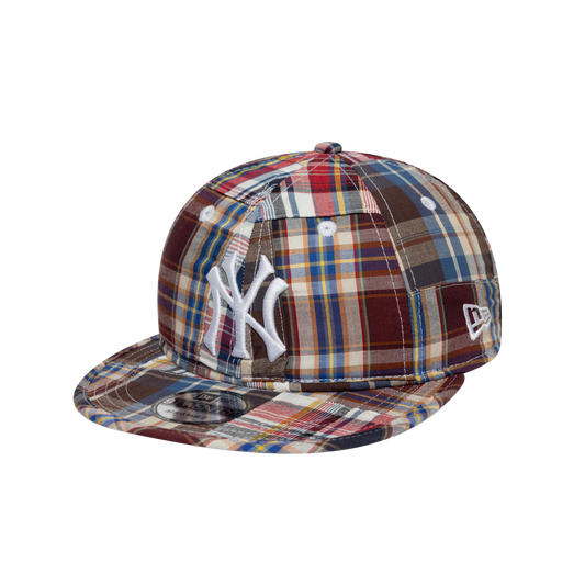New Era 920 Long Visor NY Yankees Madras Plaid