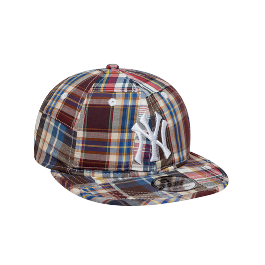 New Era 920 Long Visor NY Yankees Madras Plaid