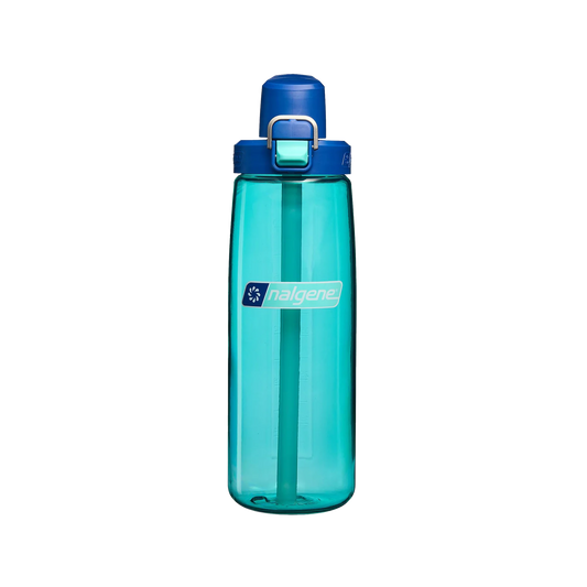 Nalgene Sustain Freshflow Straw Bottle Blue Aqua/Dark Blue 700ml