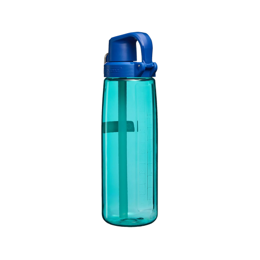Nalgene Sustain Freshflow Straw Bottle Blue Aqua/Dark Blue 700ml