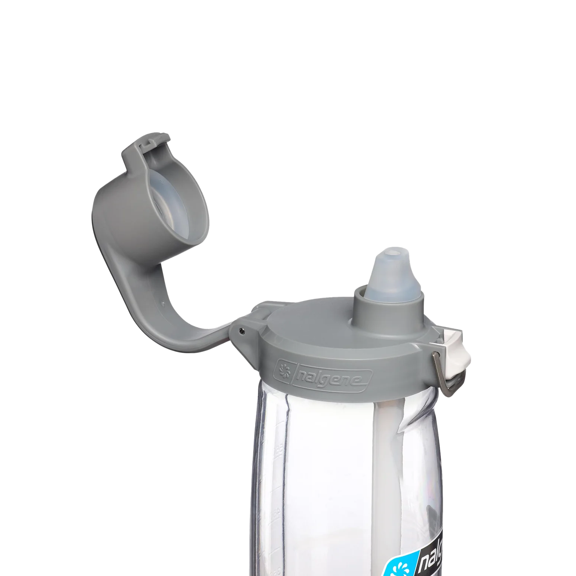 Nalgene Sustain Freshflow Straw Bottle Clear/Grey 700ml