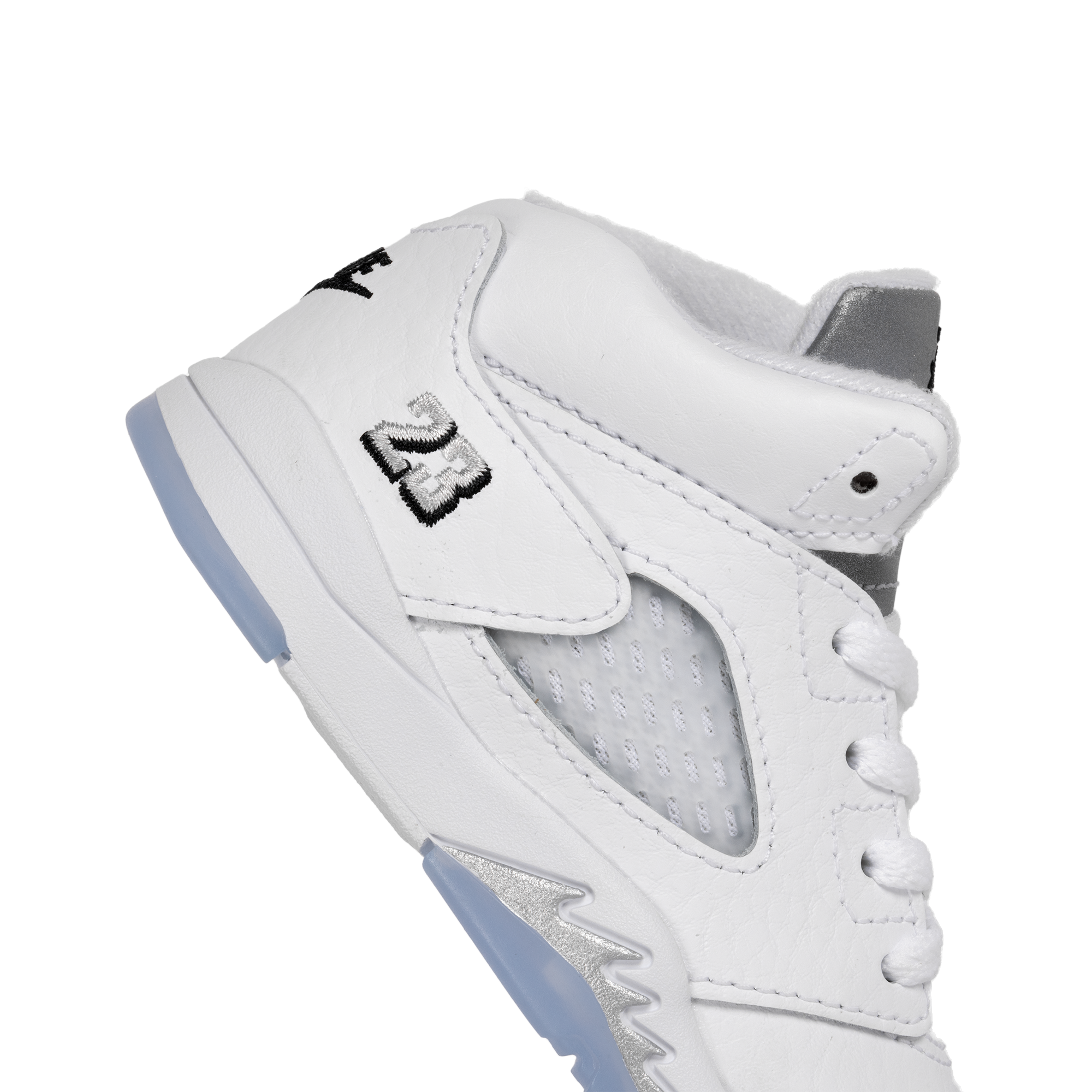 Nike Jordan 5 Retro "White Metallic" (TD) White/Black/Metallic Silver HQ7981-103
