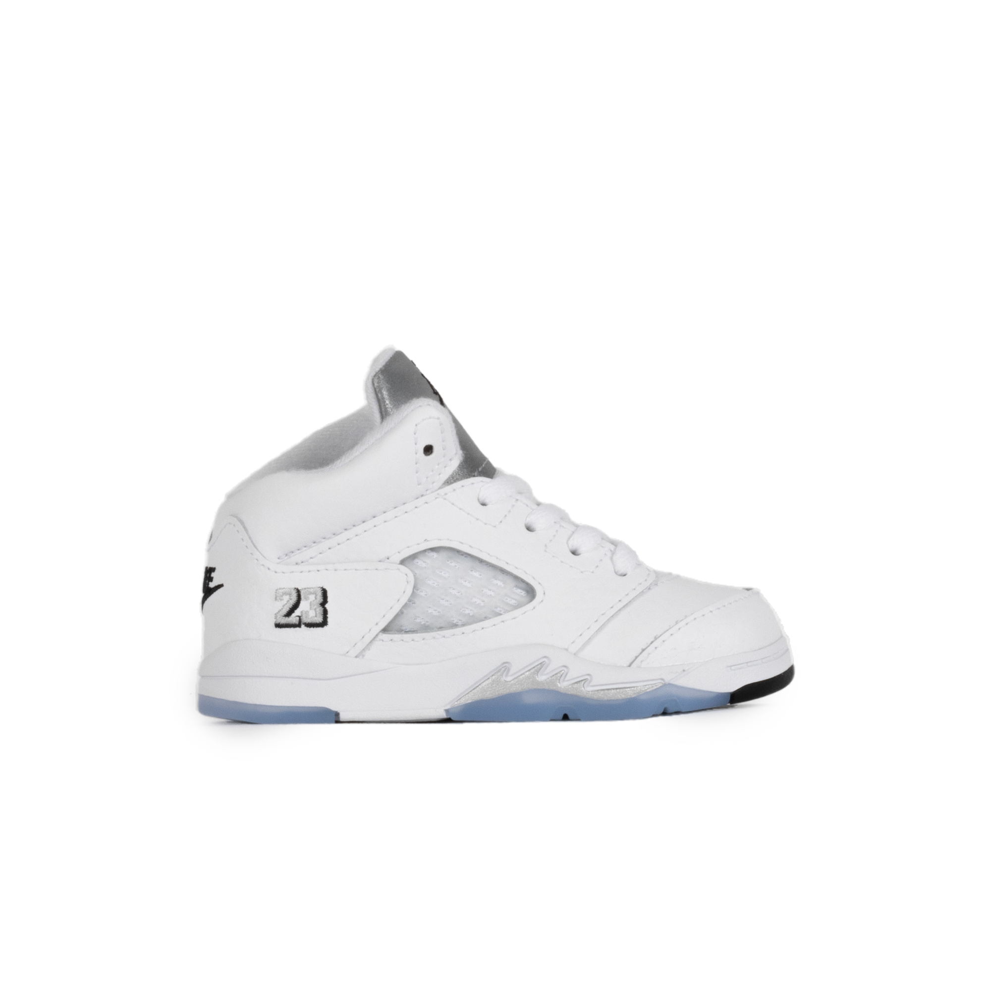 Nike Jordan 5 Retro "White Metallic" (TD) White/Black/Metallic Silver HQ7981-103