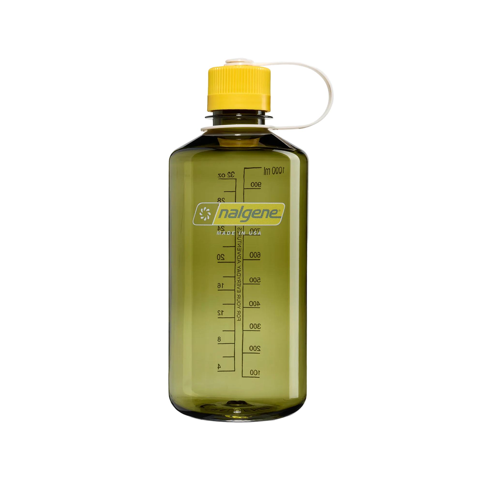 Nalgene Sustain Narrow Mouth Bottle Oil Green/Freesia 1L