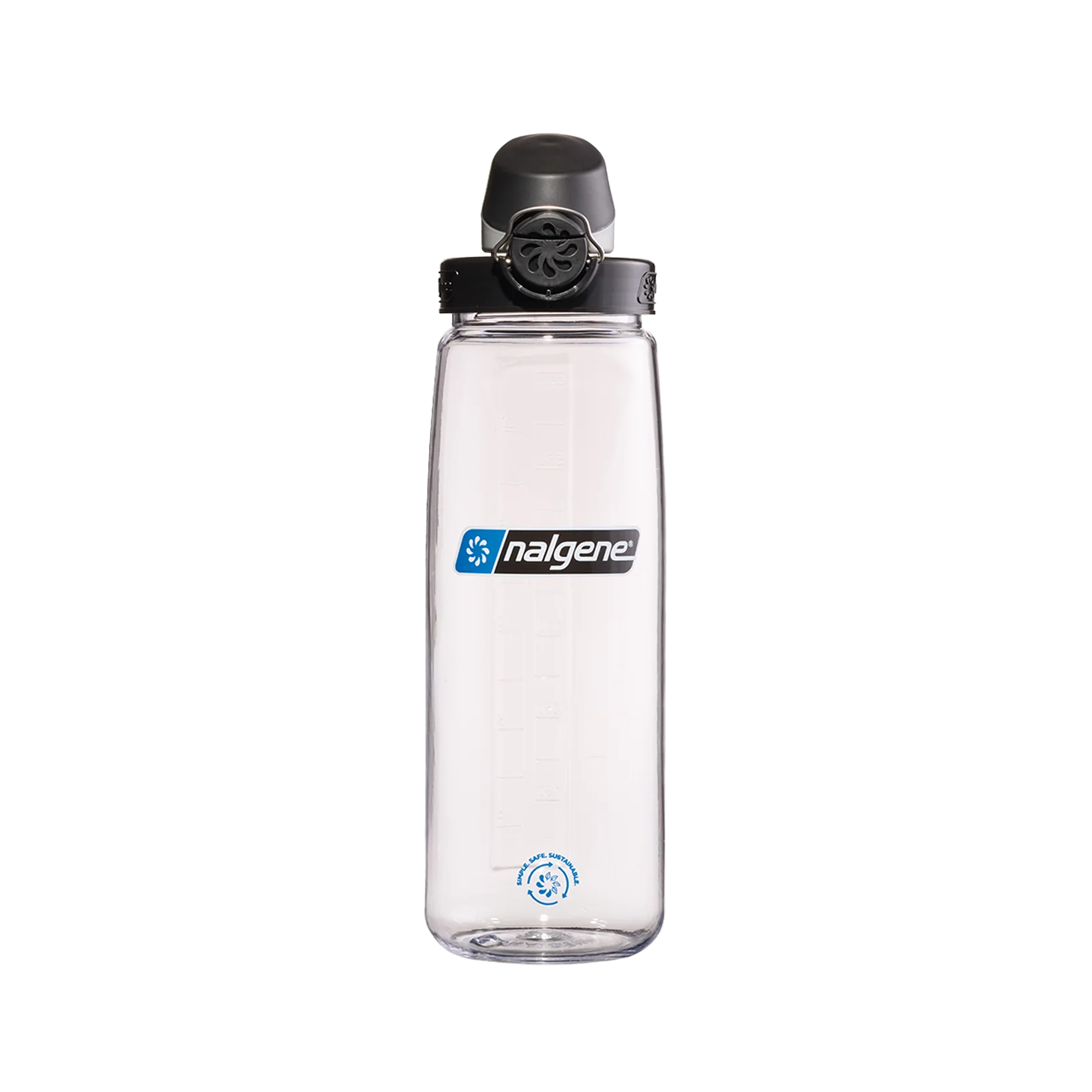 Nalgene Sustain On-The-Fly Bottle Clear/Black 700ml