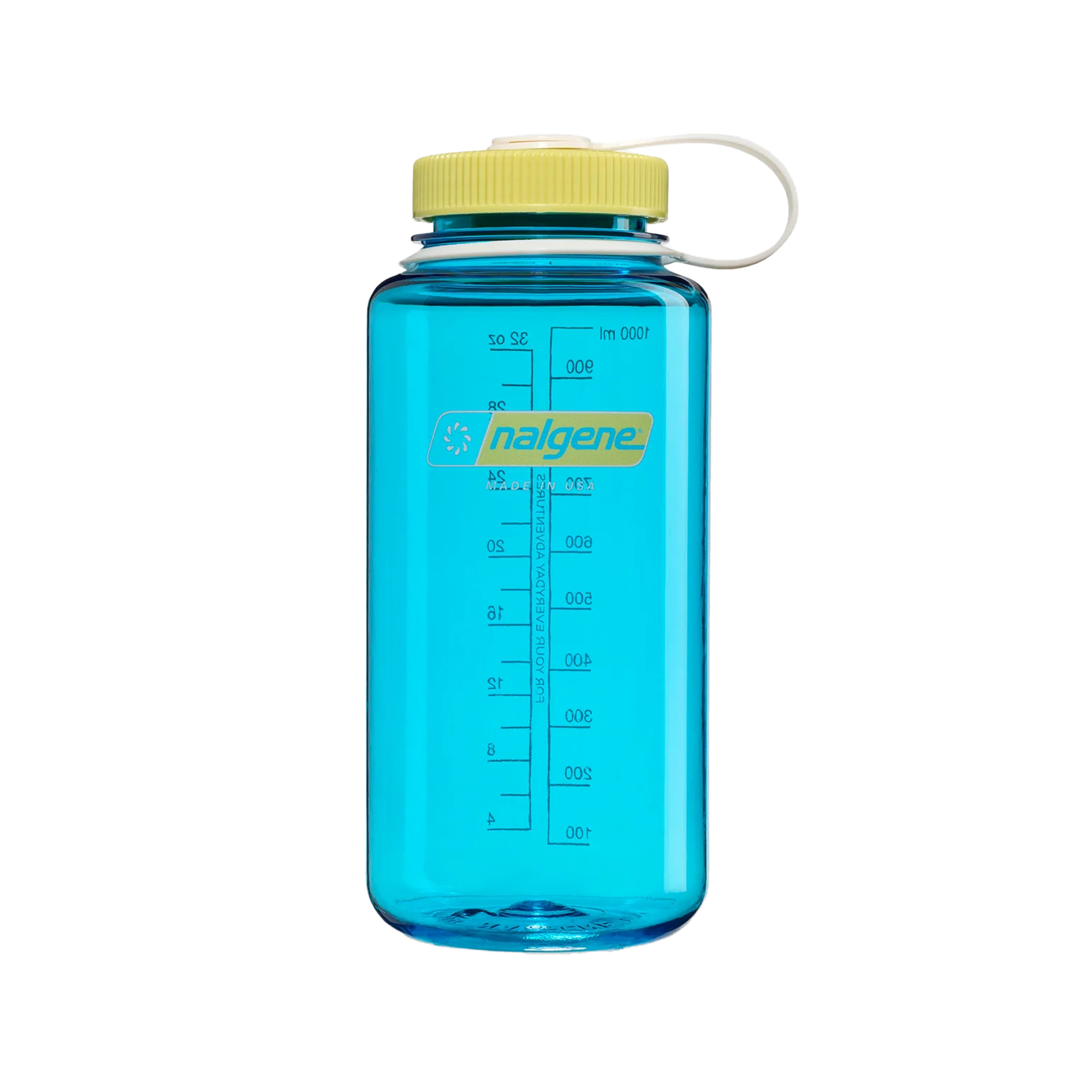 Nalgene Sustain Wide Mouth Bottle Blue Atoll/Endive 1L