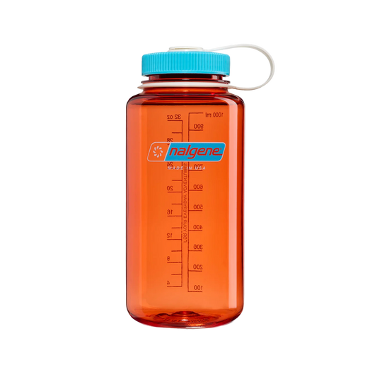 Nalgene Sustain Wide Mouth Bottle Flame/Blue Atoll 1L