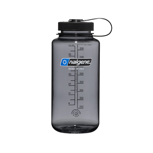 Nalgene Sustain Wide Mouth Bottle Grey/Black 1L