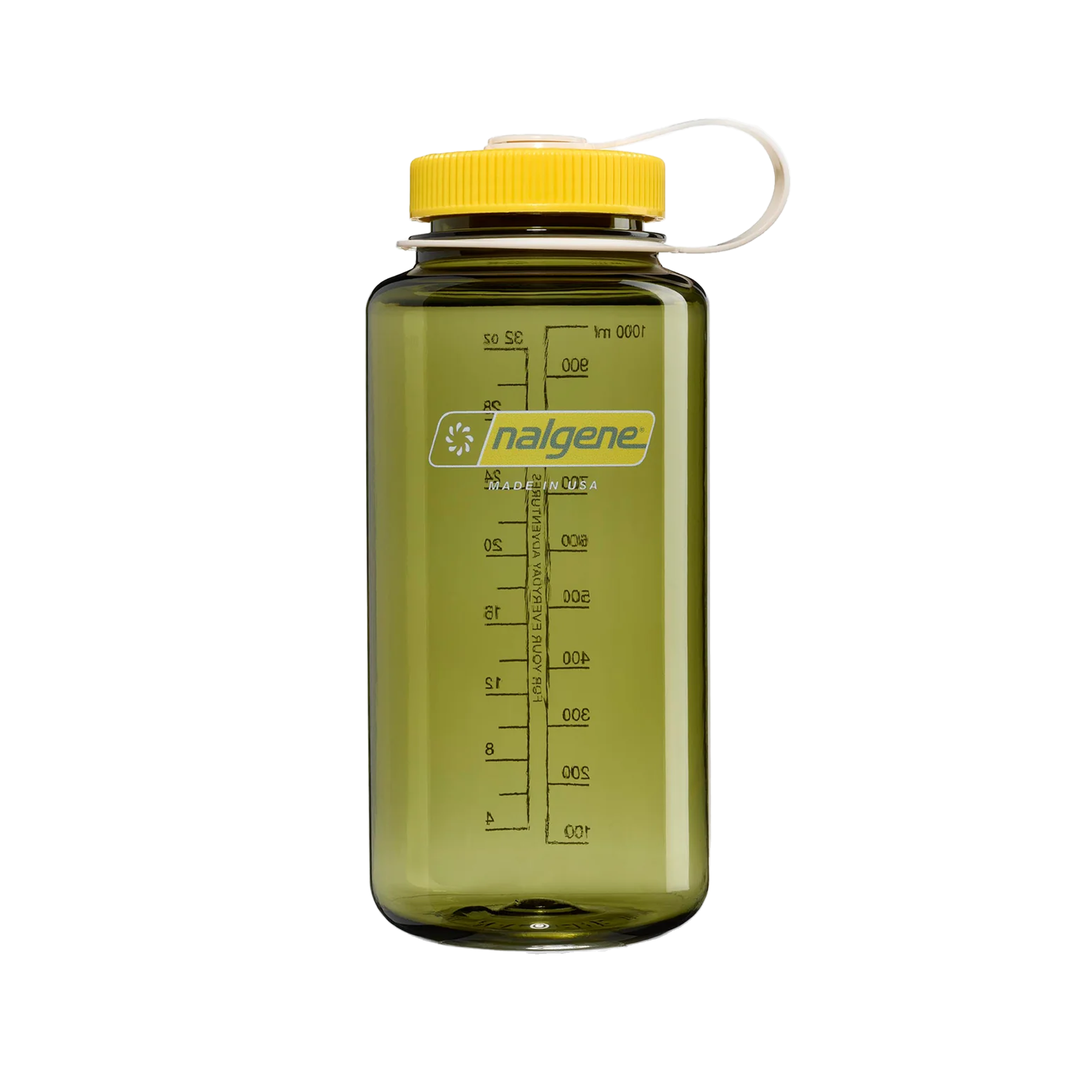 Nalgene Sustain Wide Mouth Bottle Oil Green/Freesia 1L