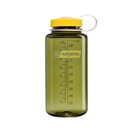 Nalgene Sustain Wide Mouth Bottle Oil Green/Freesia 1L
