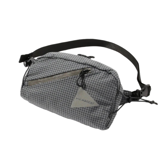 and wander Ocean Rip Waist Bag Gray