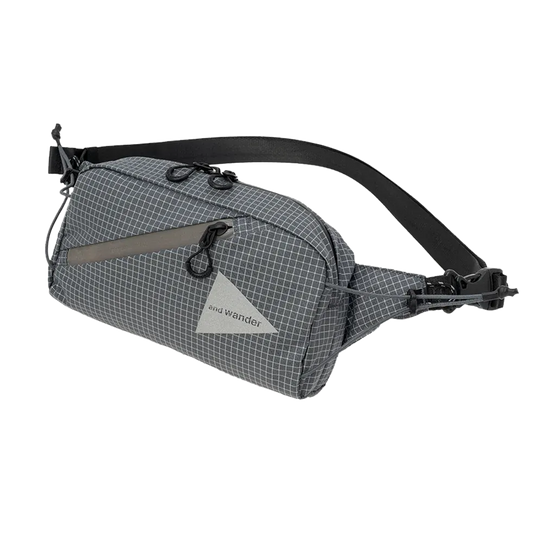 and wander Ocean Rip Waist Bag Gray