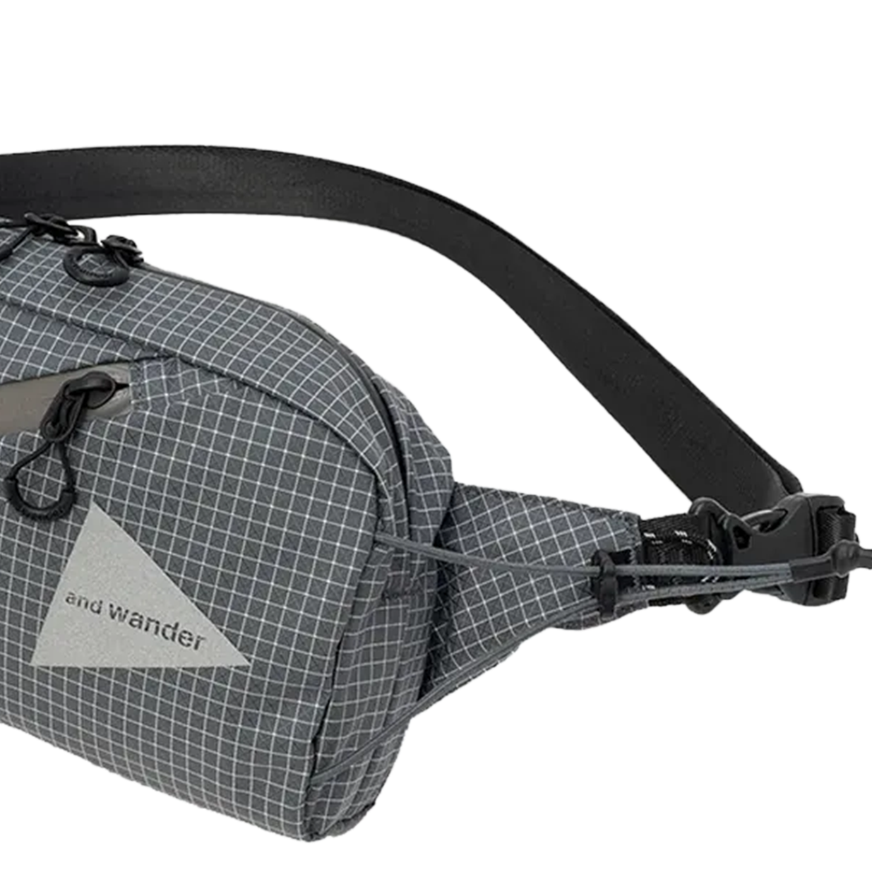 and wander Ocean Rip Waist Bag Gray