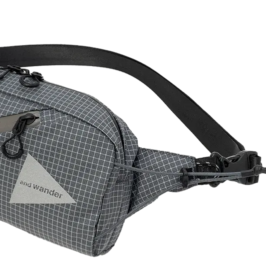 and wander Ocean Rip Waist Bag Gray