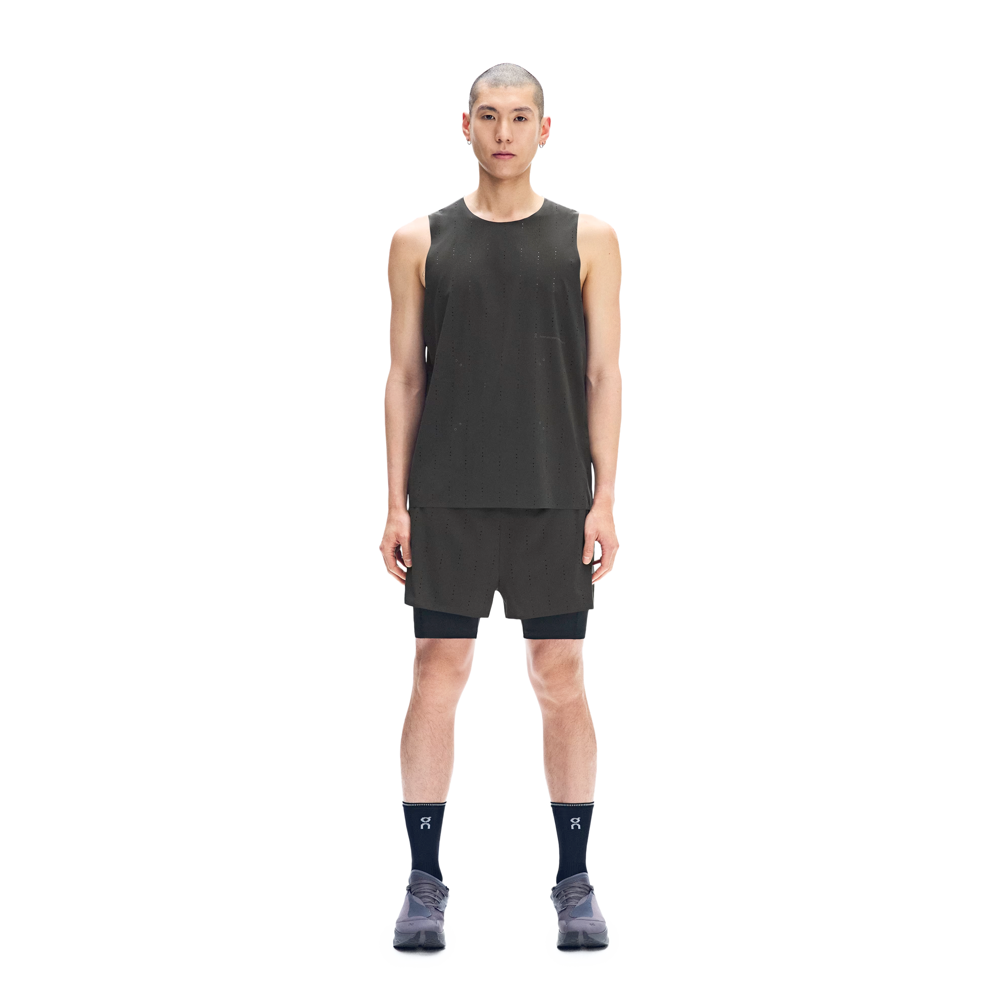 On x Post Archive Faction Zero 2-in-1 Shorts Molasses/Black