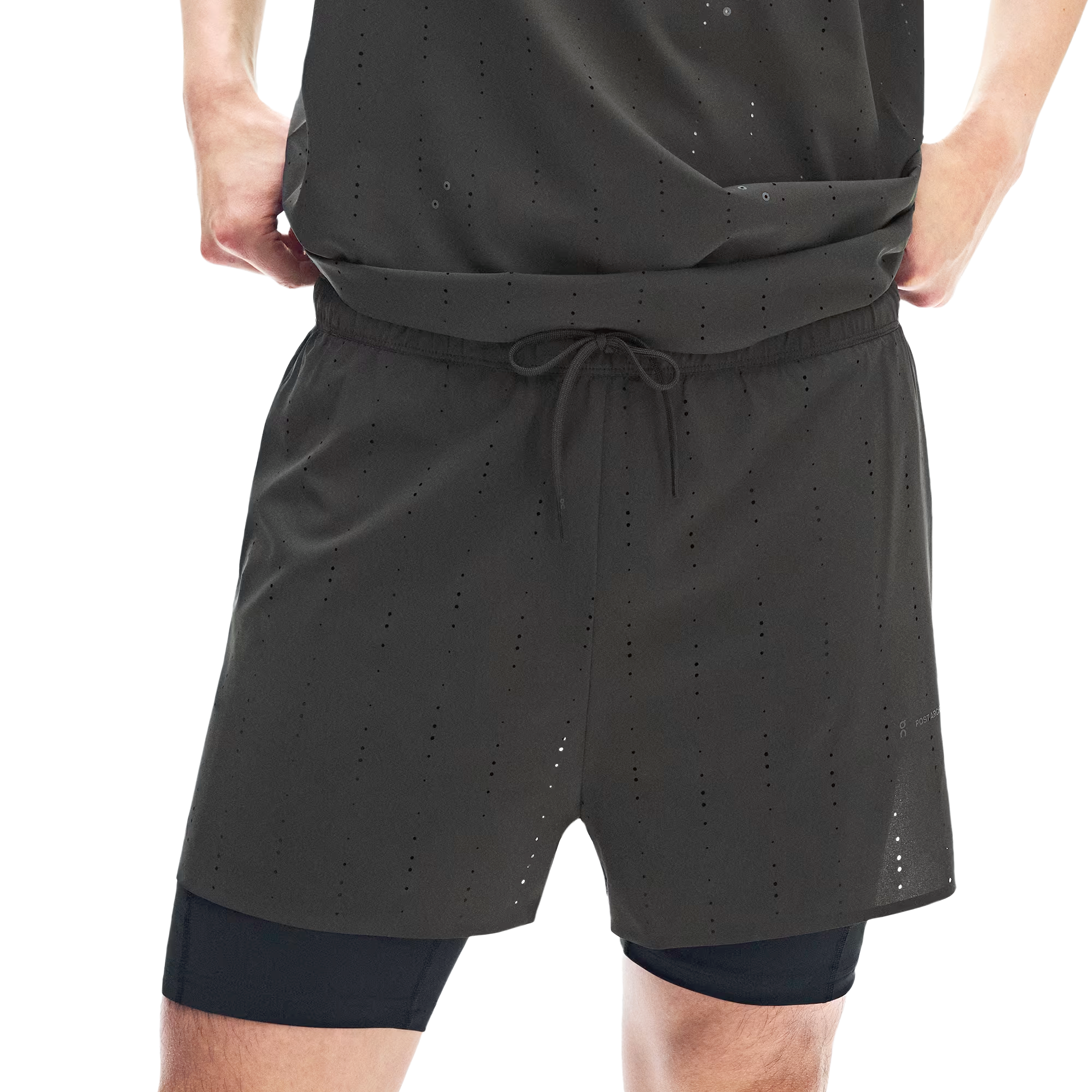 On x Post Archive Faction Zero 2-in-1 Shorts Molasses/Black