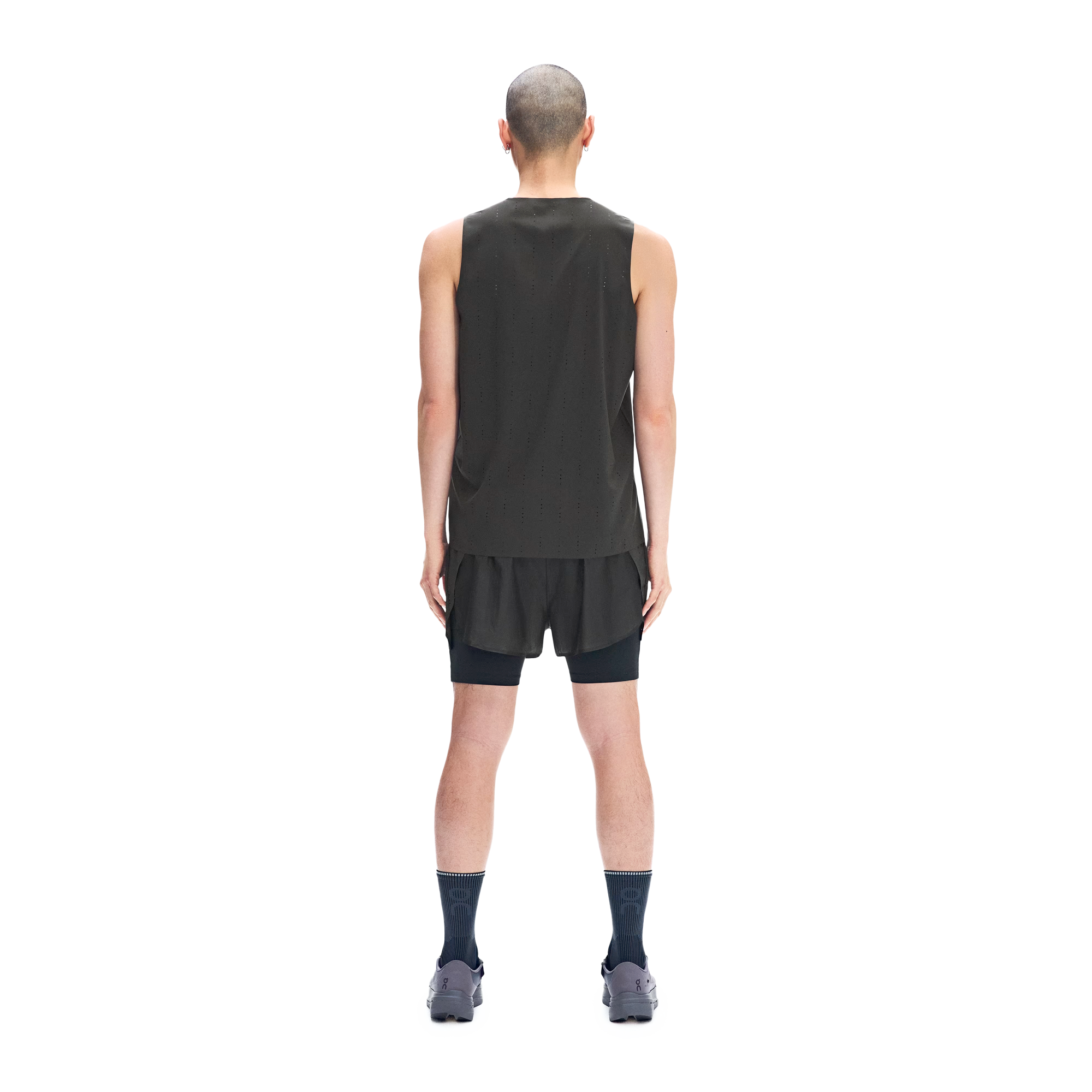 On x Post Archive Faction Zero 2-in-1 Shorts Molasses/Black