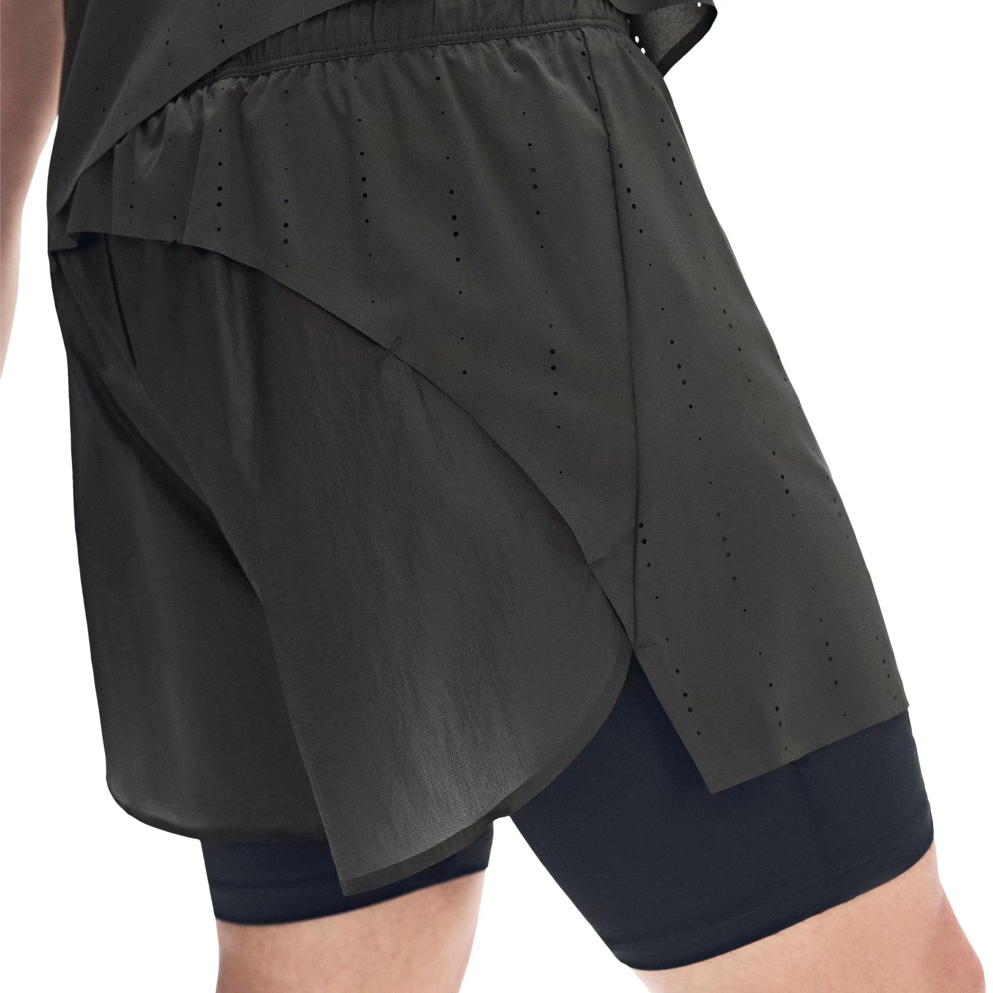 On x Post Archive Faction Zero 2-in-1 Shorts Molasses/Black