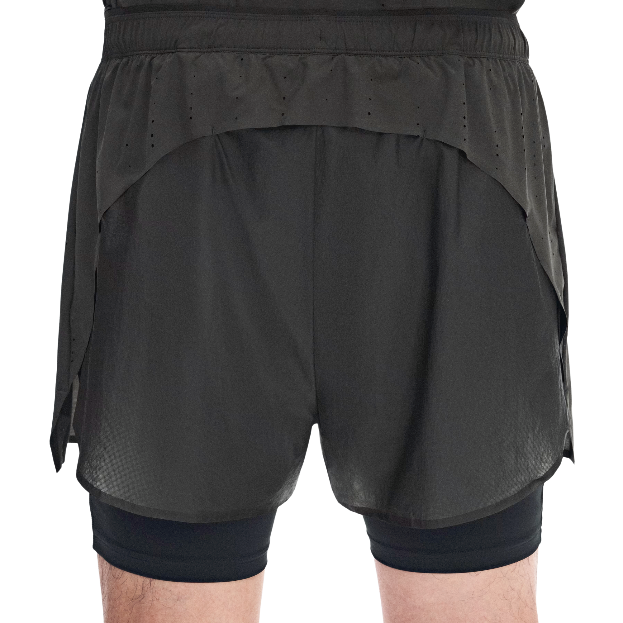 On x Post Archive Faction Zero 2-in-1 Shorts Molasses/Black