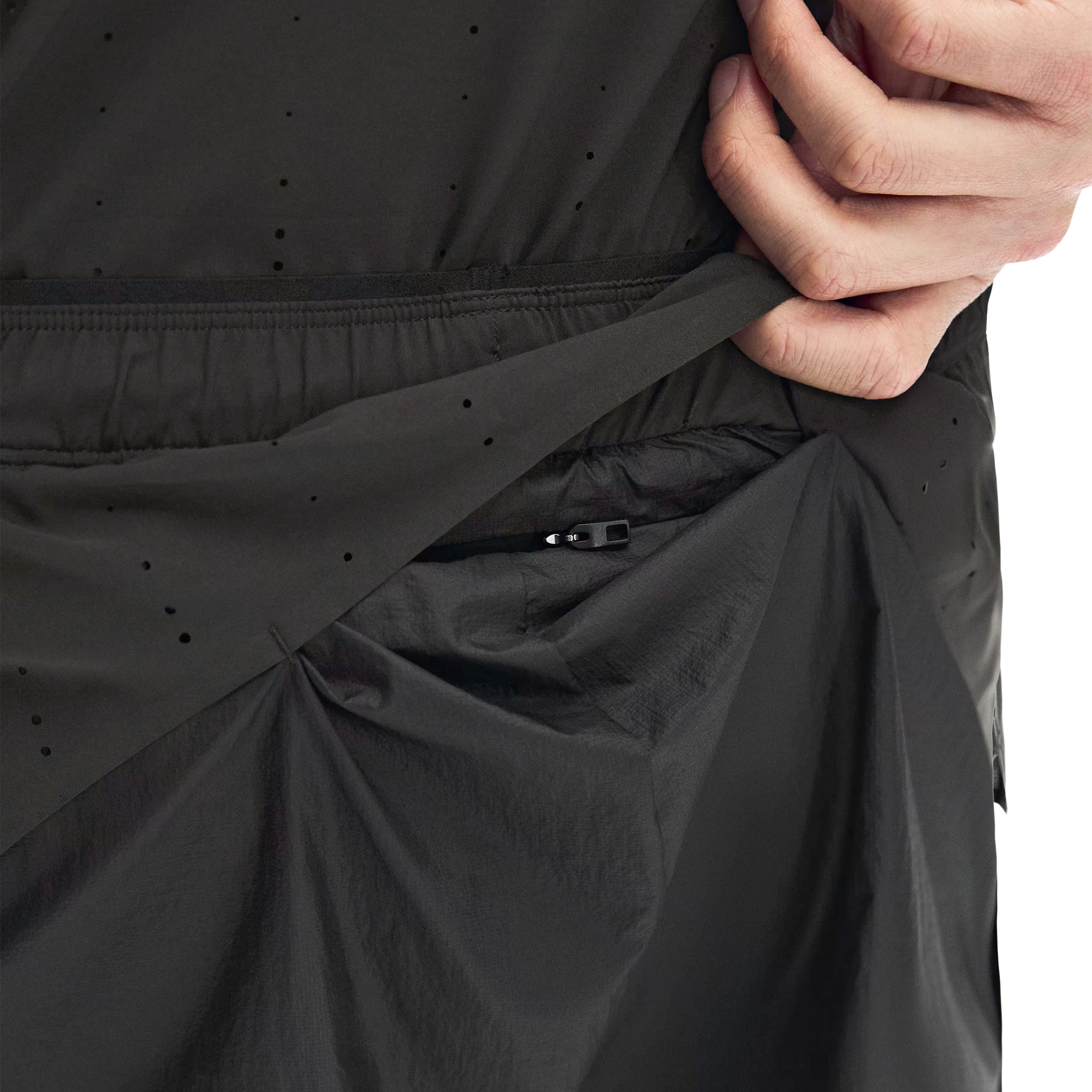 On x Post Archive Faction Zero 2-in-1 Shorts Molasses/Black