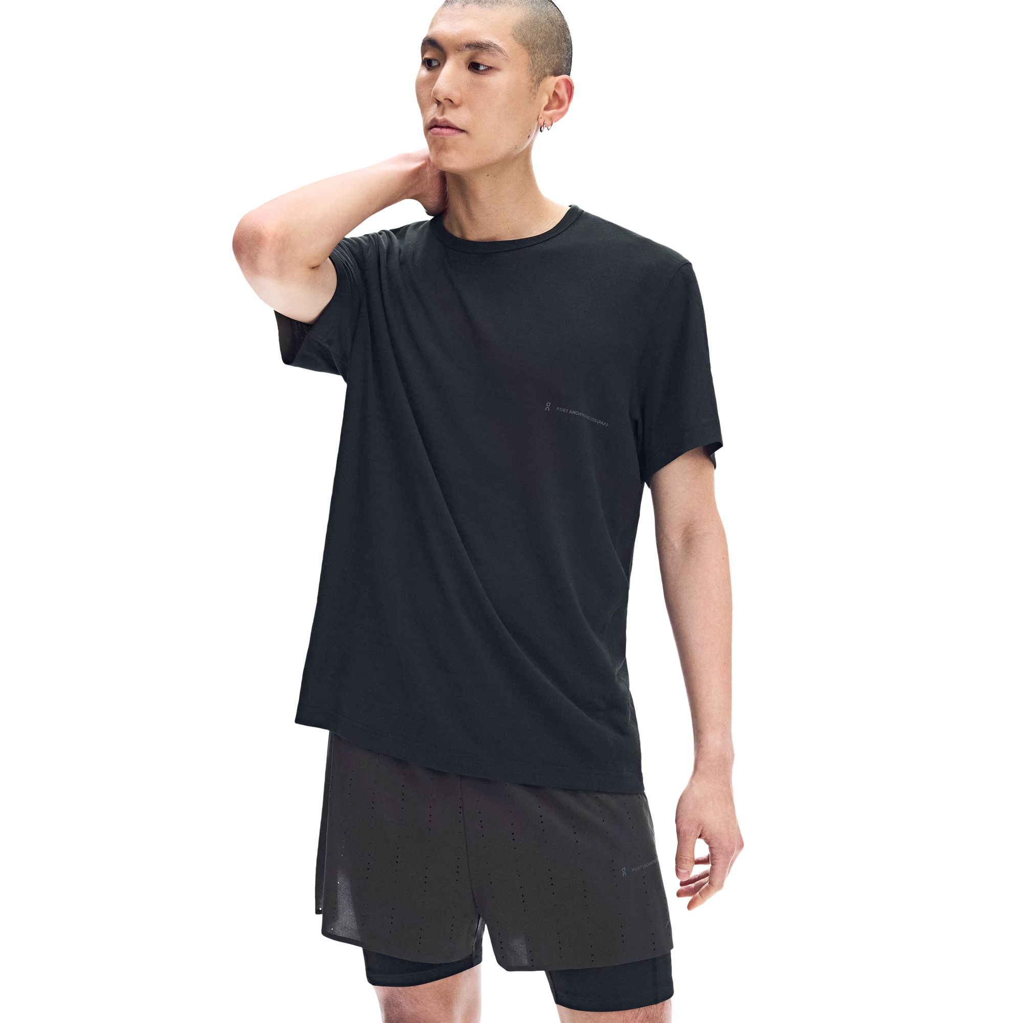 On x Post Archive Faction Running T-Shirt Black