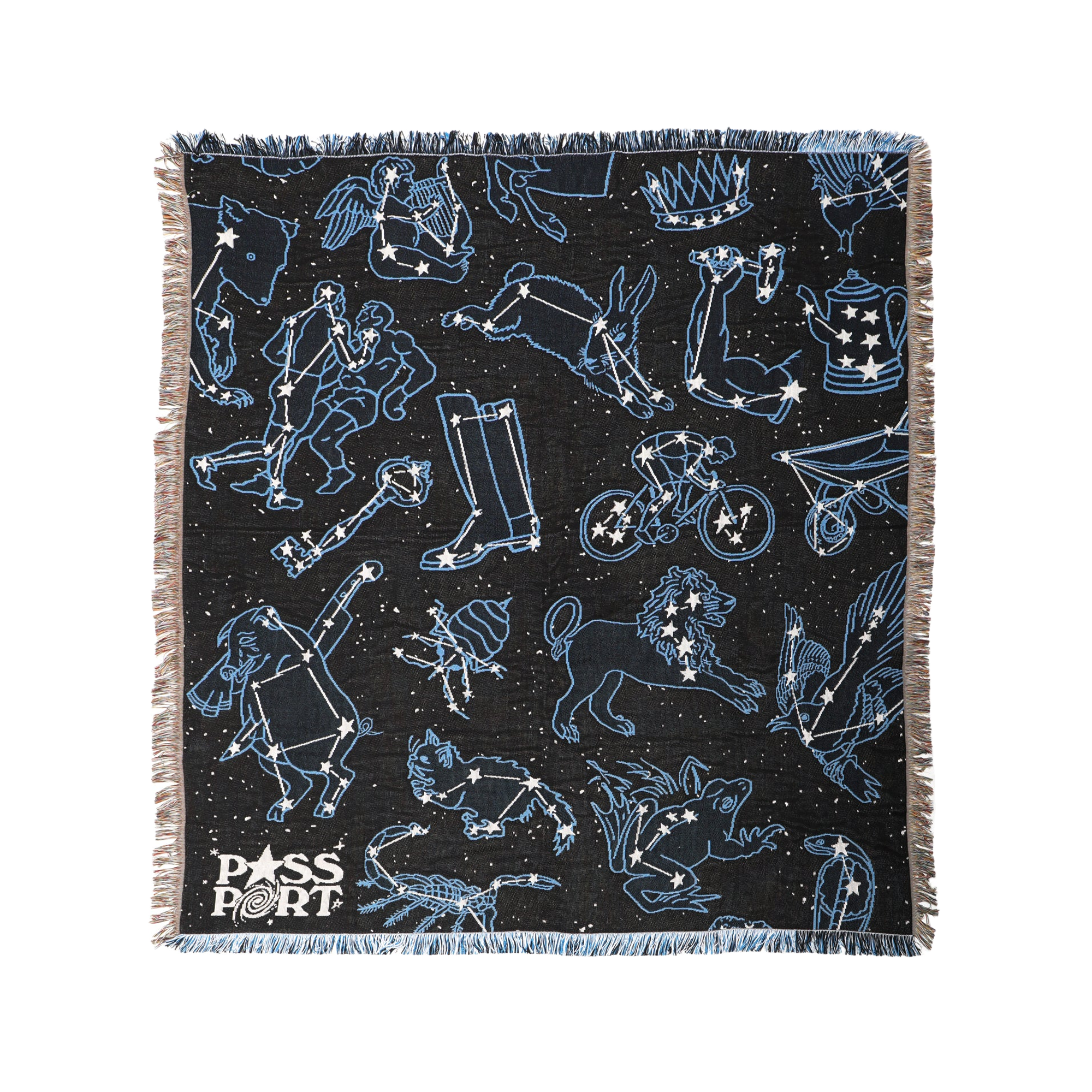 Pass~Port Constellations Throw Blanket