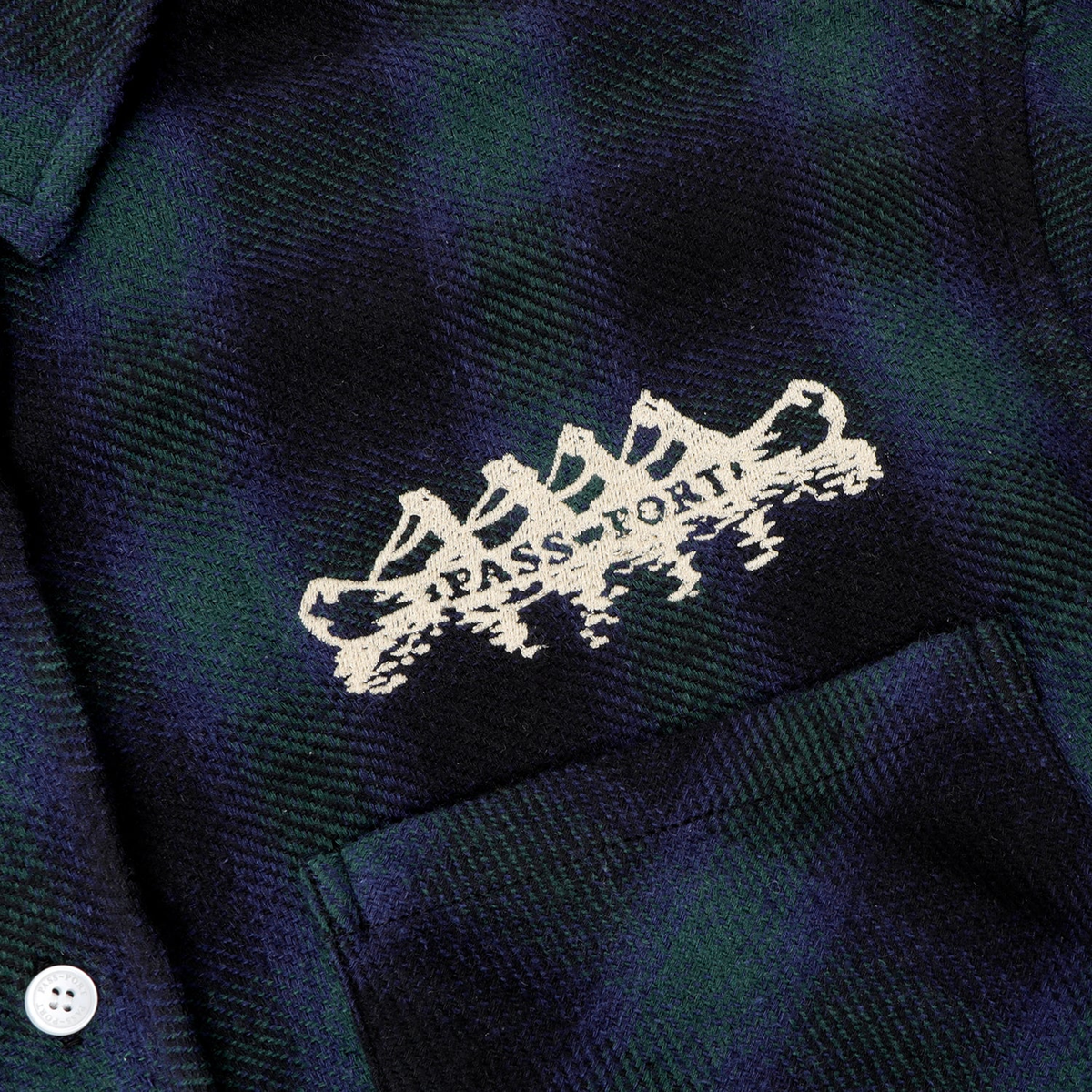 Pass~Port Canoe Workers Flannel Black