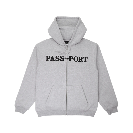 Pass~Port Official Zip Hoodie Ash