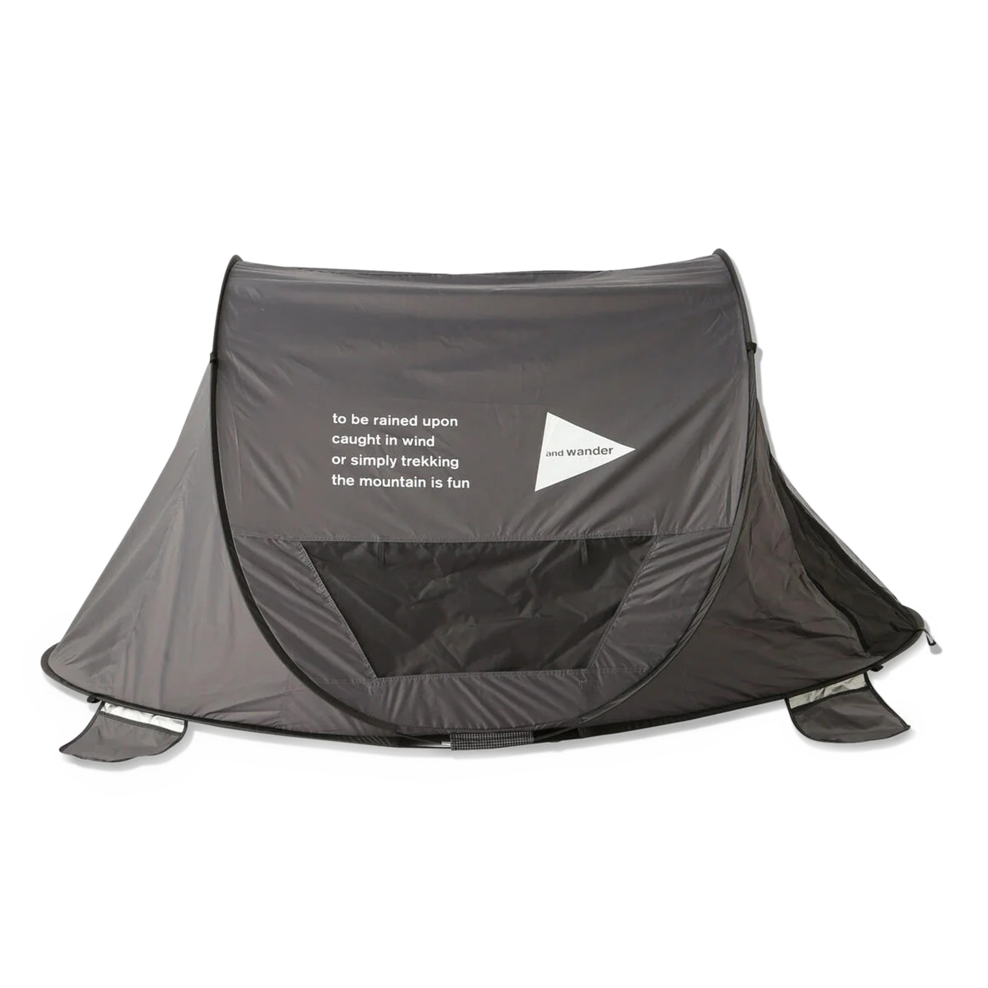 and wander Popup Sunshade Tent Charcoal