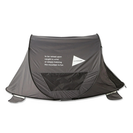 and wander Popup Sunshade Tent Charcoal