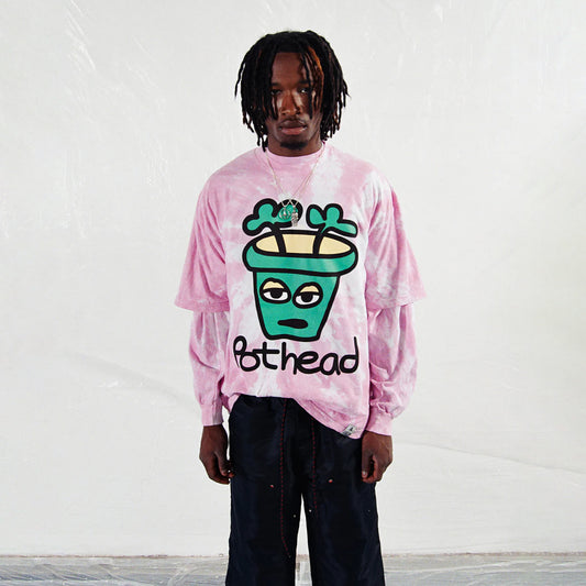 For The Homies Pothead T-Shirt Pink