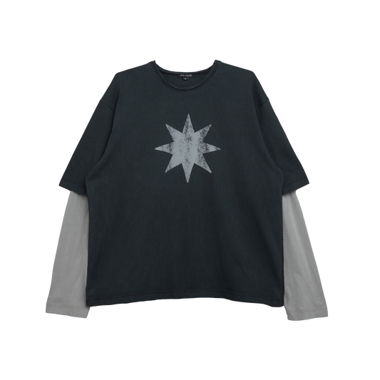 Beach Brains Star Dream Layer T-Shirt Black/Stone