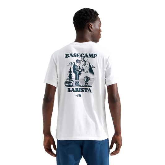 The North Face Basecamp Barista Relaxed T-Shirt TNF White/Pacific Teal