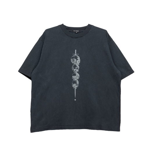 Beach Brains Skull Dream T-Shirt Black