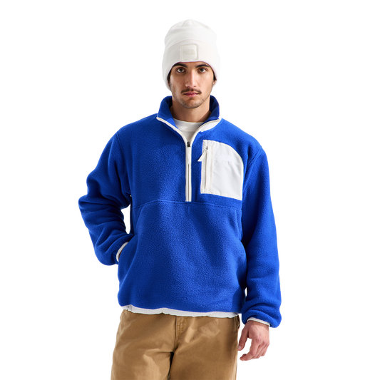The North Face Yumiori Off Peak Half Zip Jacket TNF Blue/White Dune