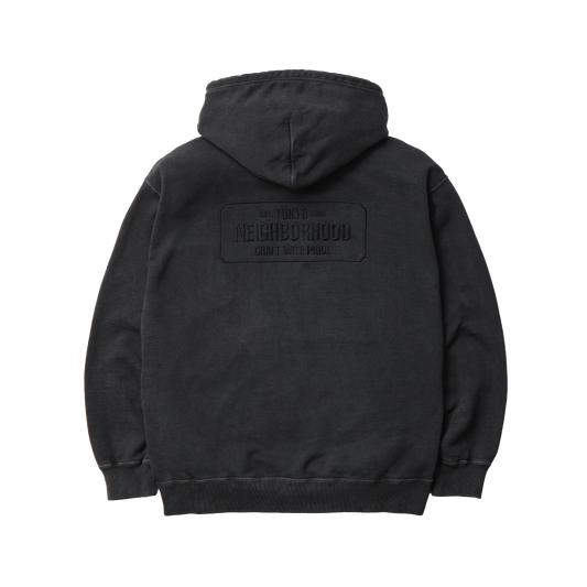 Neighborhood Pigment Sweat Hoodie Black FPNH-CSM17