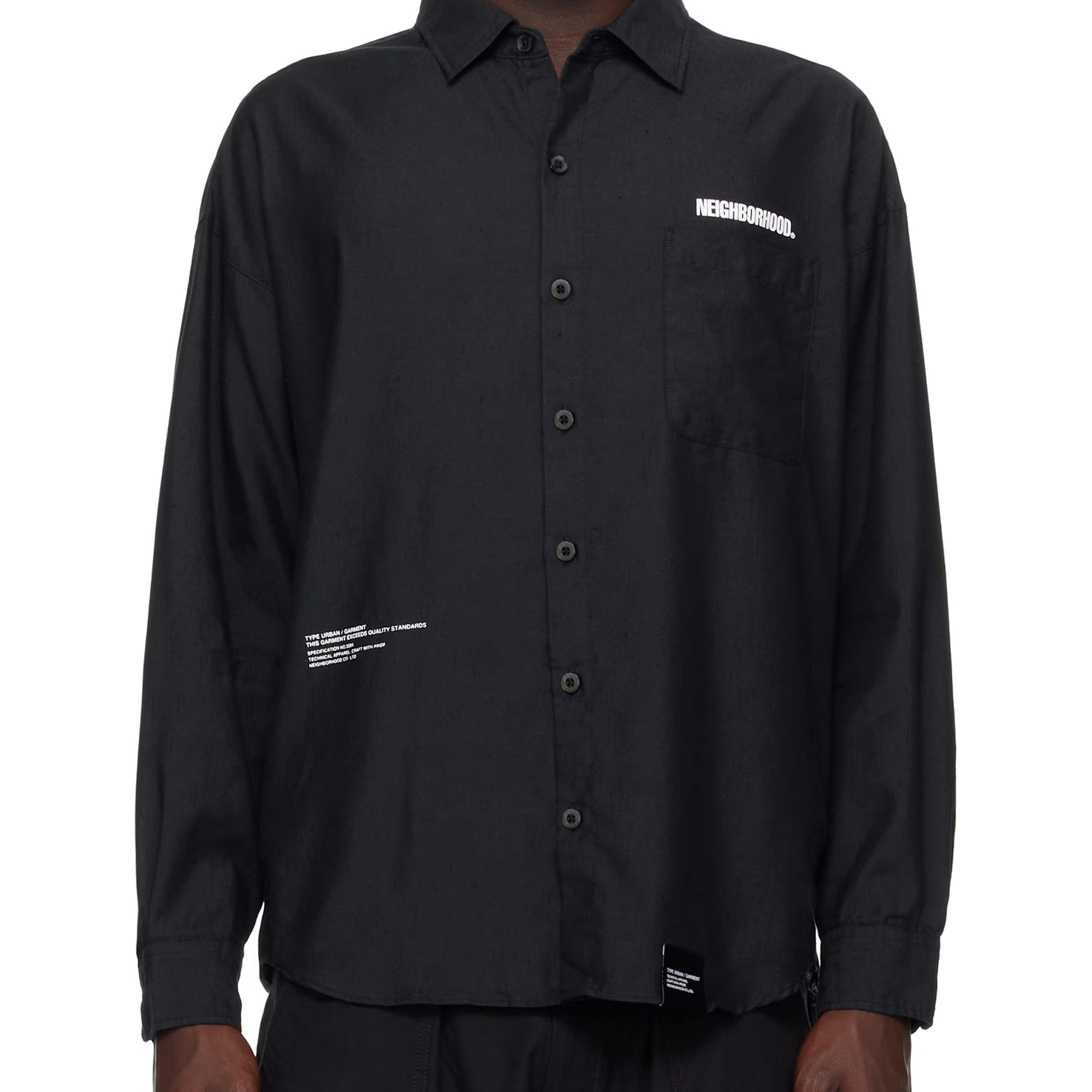 Neighborhood Over Shirt L/S Black