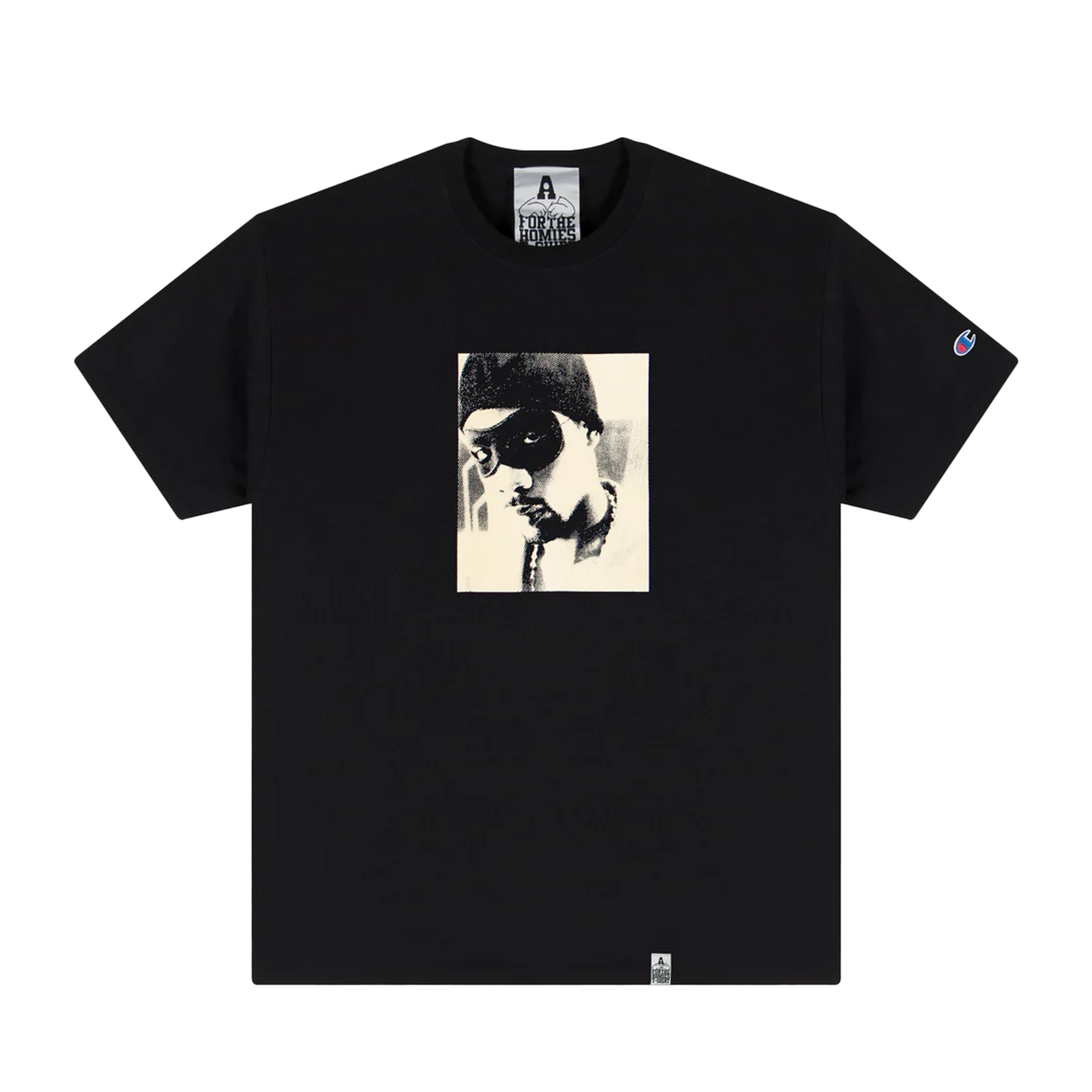 For The Homies Protect Ya Neck T-Shirt Black