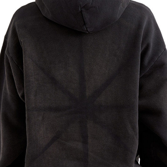 Pseushi Pareidolia Hoodie Faded Black