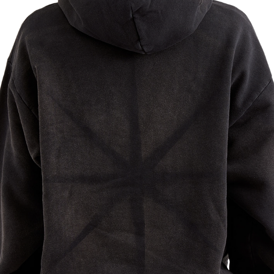 Pseushi Pareidolia Hoodie Faded Black