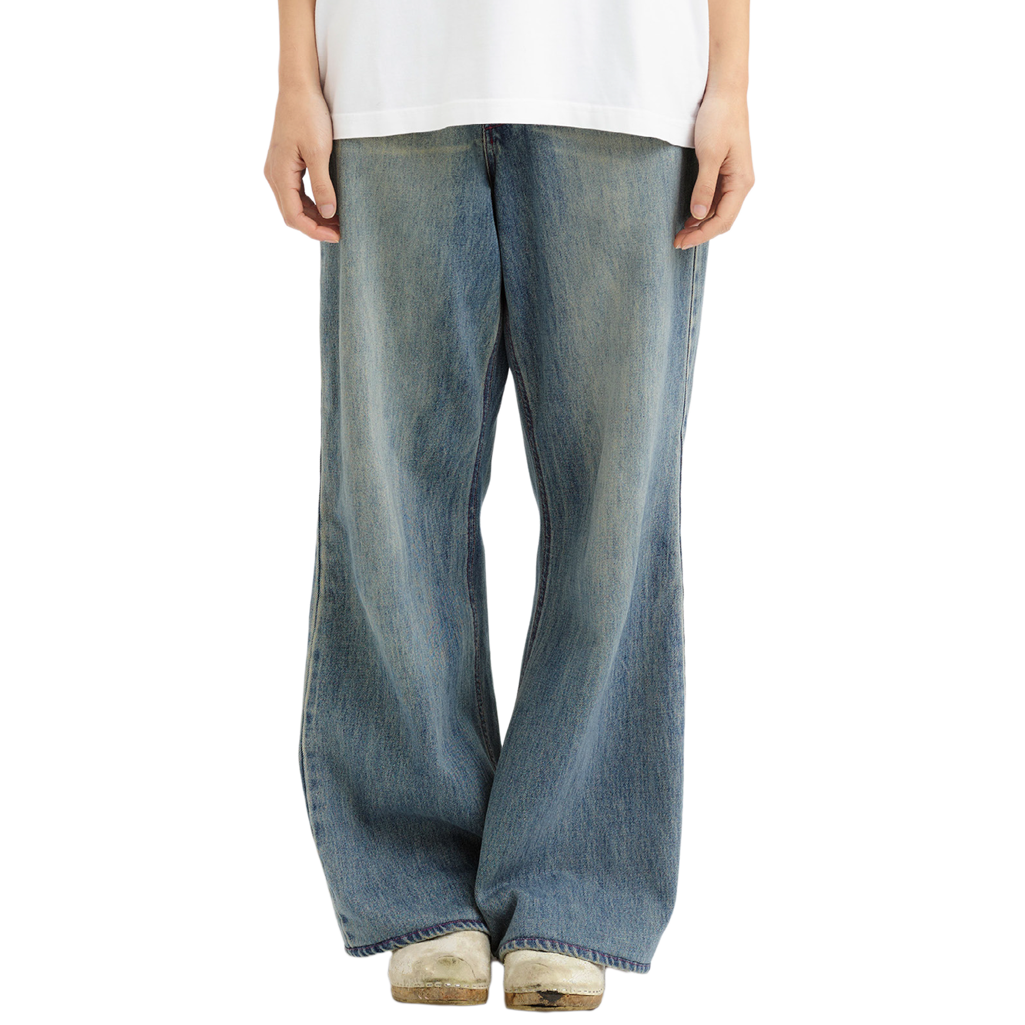 Pseushi Loose Jeans Vintage Wash