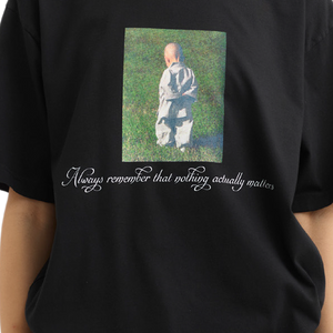 Pseushi Nothing Tee Black