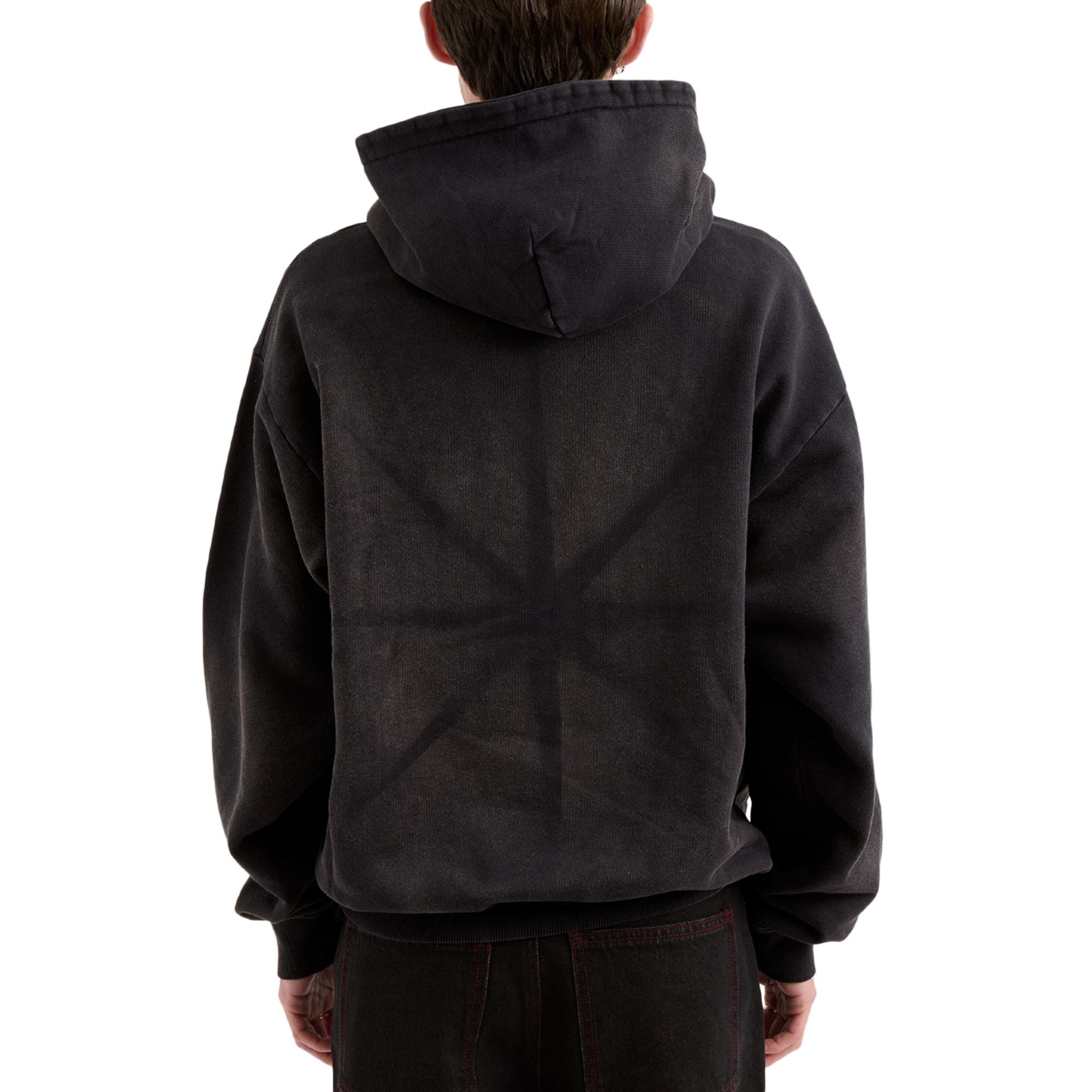Pseushi Pareidolia Hoodie Faded Black