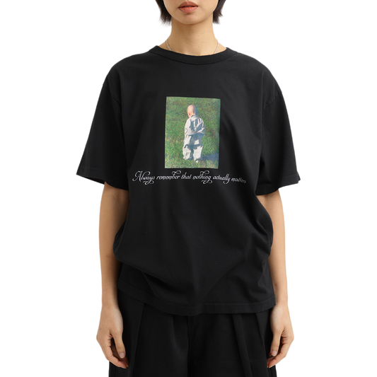 Pseushi Nothing Tee Black