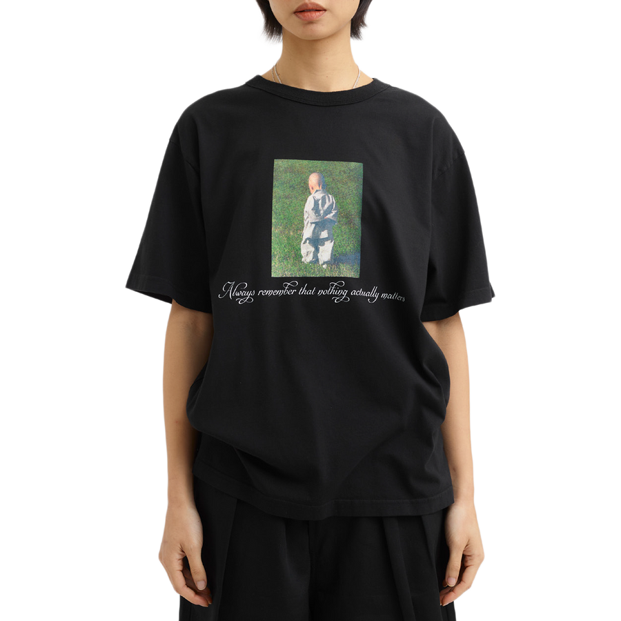 Pseushi Nothing Tee Black